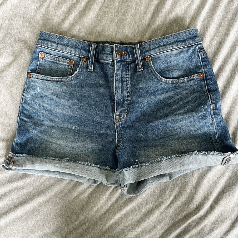 Madewell High Rise Jean Shorts